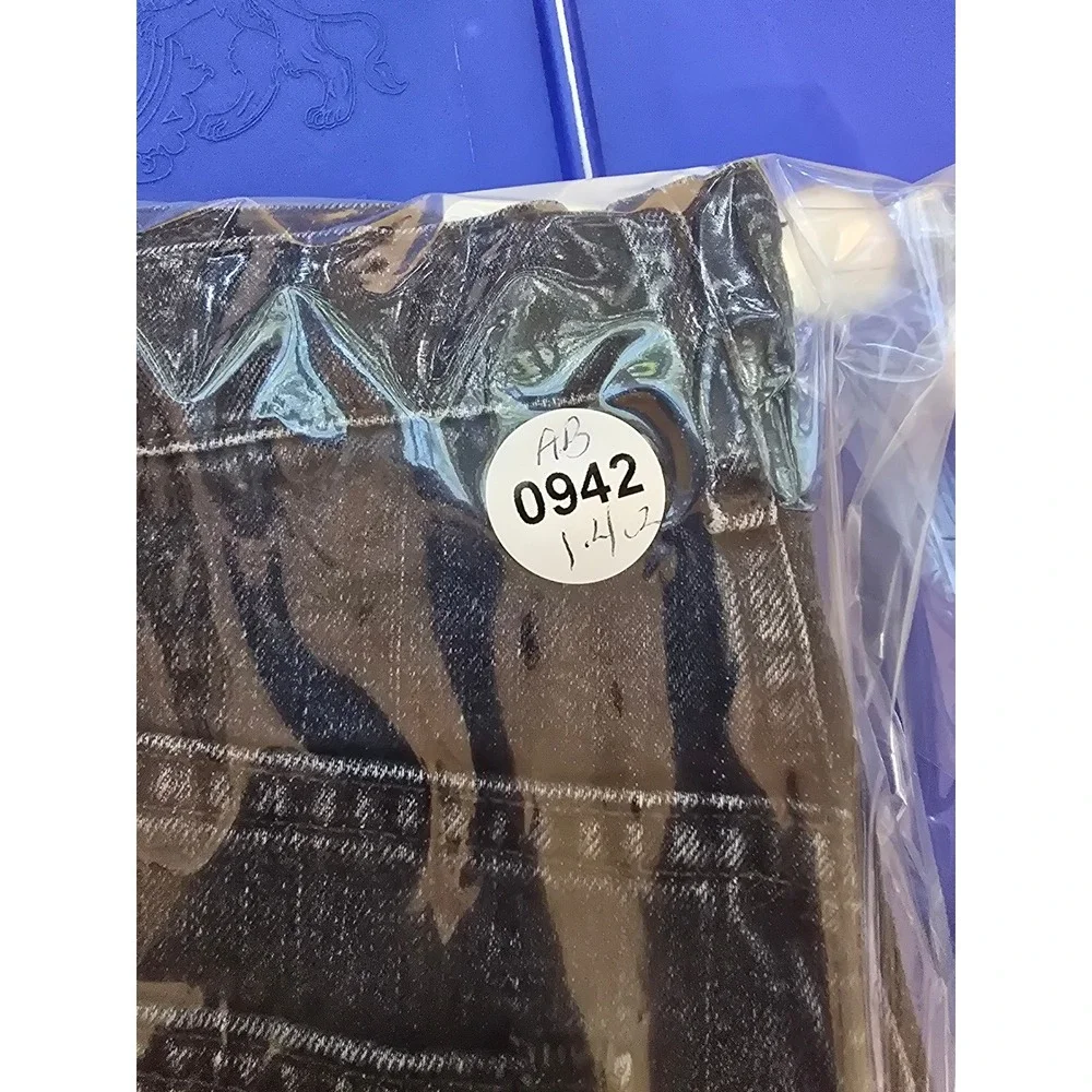 Levi's Slouchy Fit Taper‎ Ankle Jeans Dark Wash Button Fly 25x29
